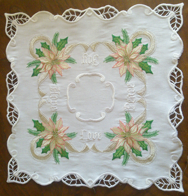 These are examples of how you can use these designs.  The lace edging is not included.-10