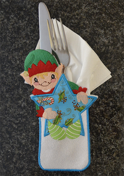 CHRISTMAS FUN IN THE HOOP CUTLERY HOLDERS -5