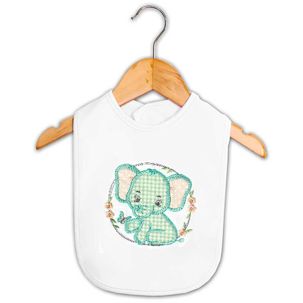 Adorable Baby Elephant Applique-14