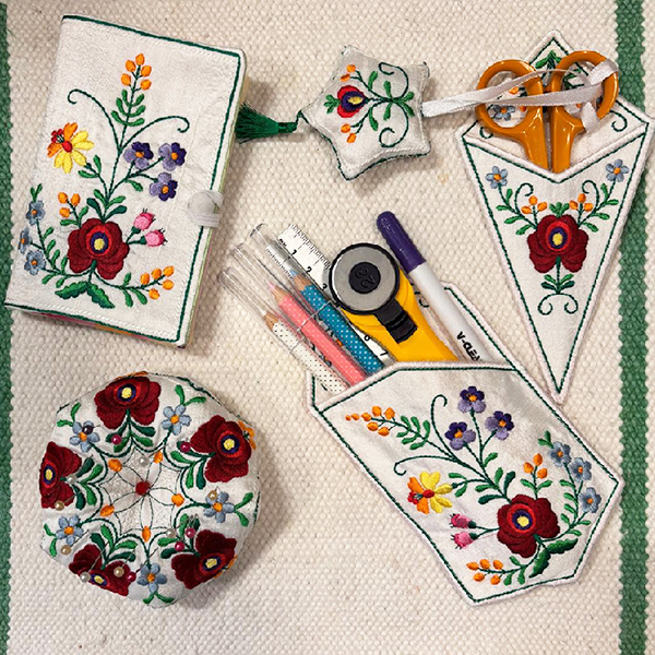 Vintage Hungarian Sewing Kit-3
