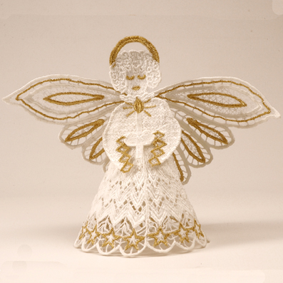 3D Lace Christmas Angel