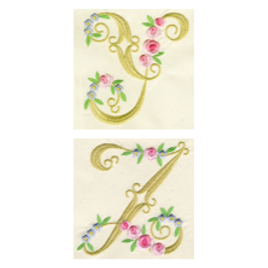 Elegant Rose Monograms