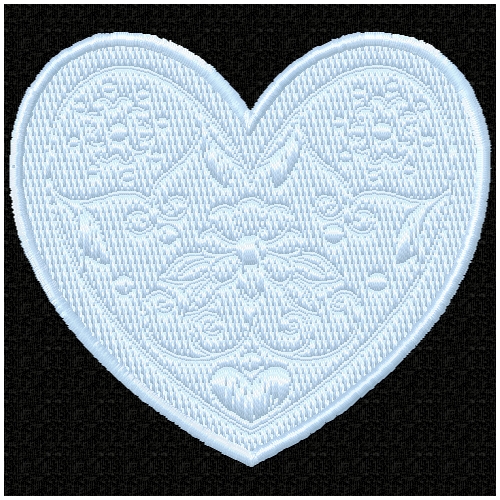 Embossed Hearts-4