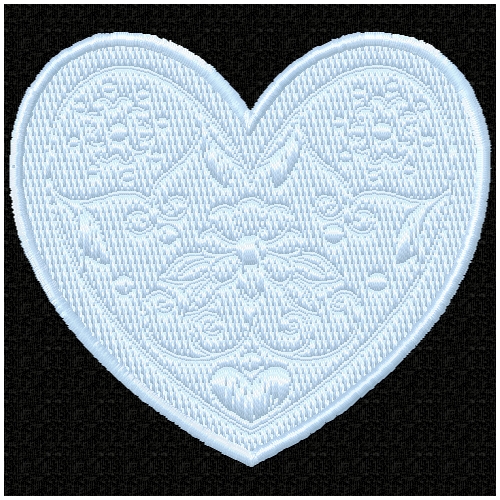 Embossed Hearts-4