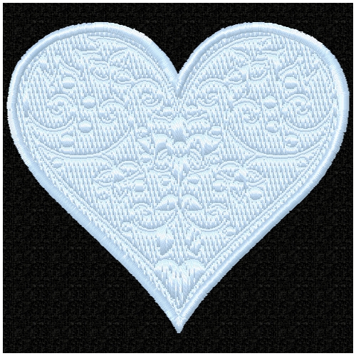 Embossed Hearts-5