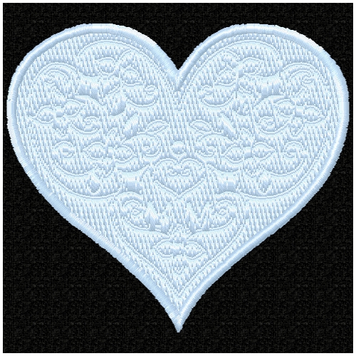 Embossed Hearts-6