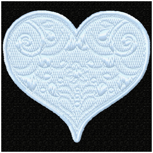 Embossed Hearts-7