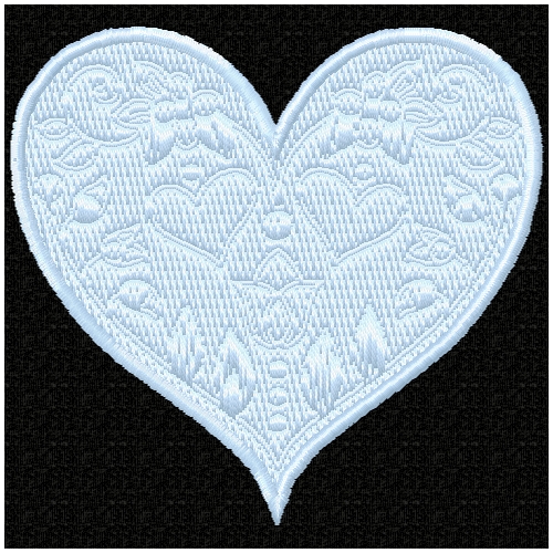 Embossed Hearts-13