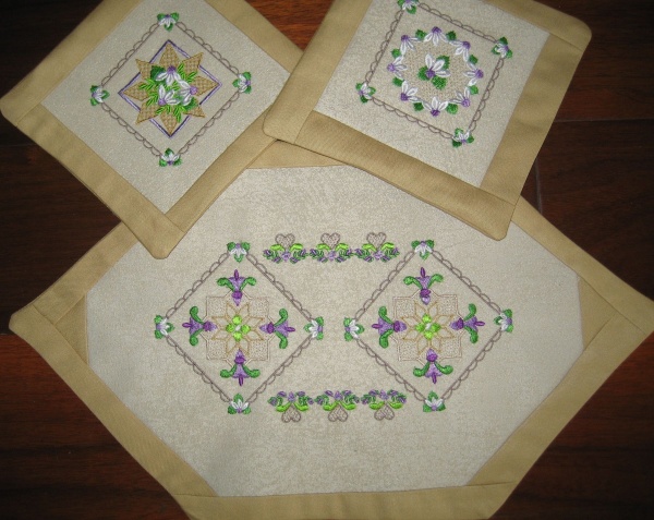 Touch of Lace Squares 3 -3