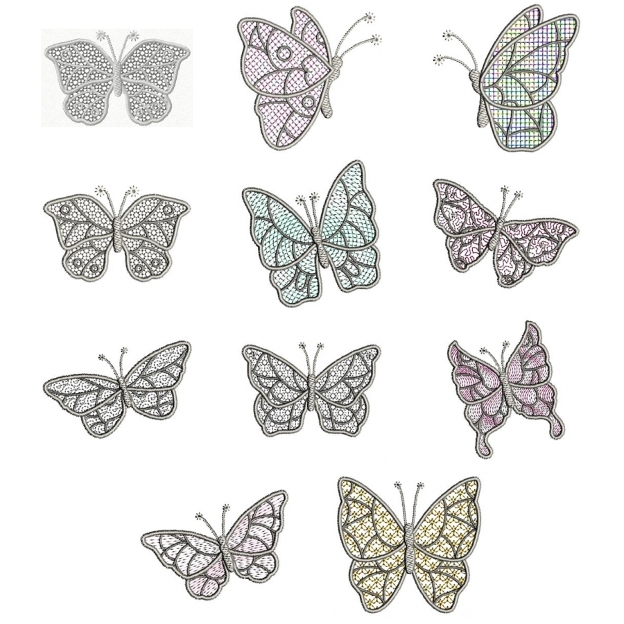 Lacy Butterflies 