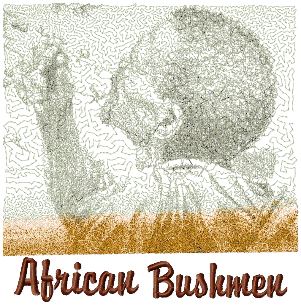 African, Photo stitch, Portrait, Bushmen, Native, People, Men, Hunters, Koisan