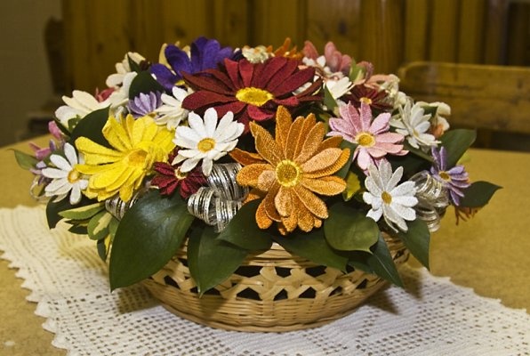 3-D Gerberas & Daisies    -3