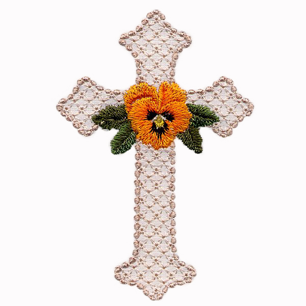 4x4 Crosses & Flowers-4