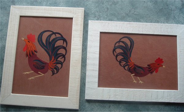 5x7 Roosters -3
