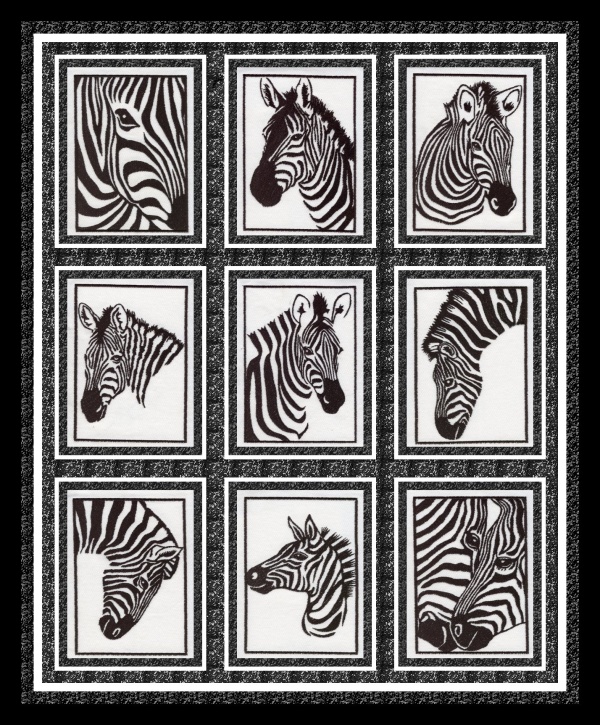 5x7 Zebra Stencils -5