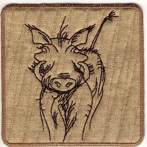 Warthog Mug Rugs and Hot Pads-3