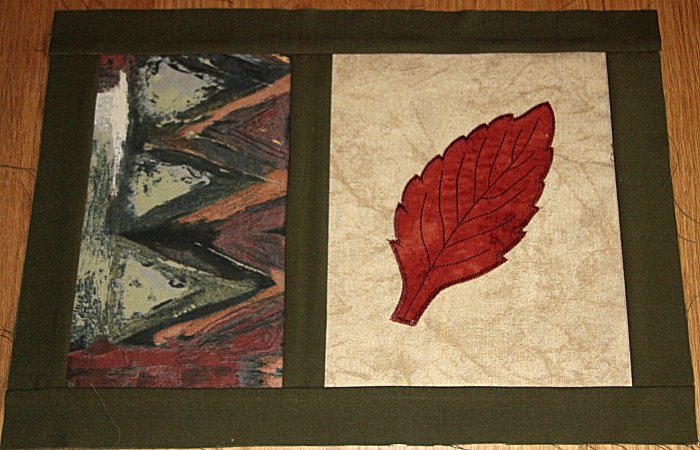 5x7 Mixed Media Leaves-7