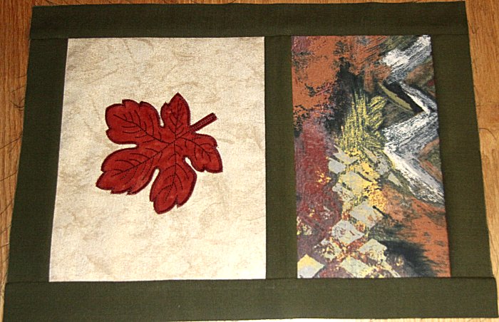 5x7 Mixed Media Leaves-10