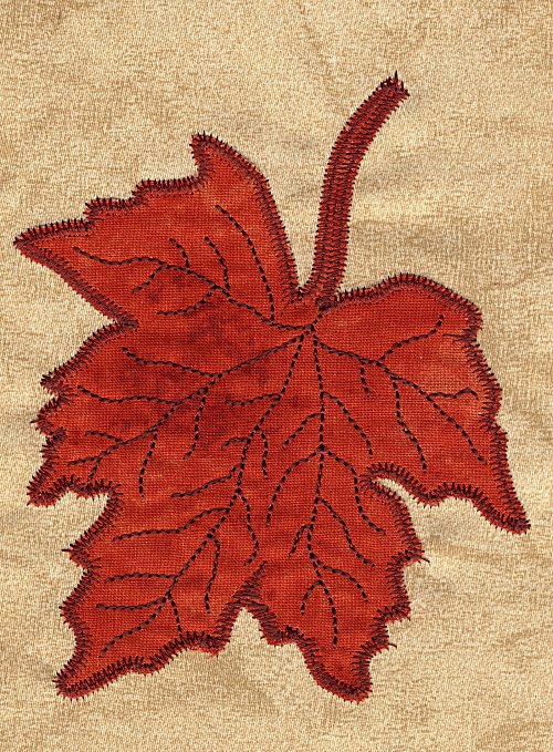 5x7 Mixed Media Leaves-14