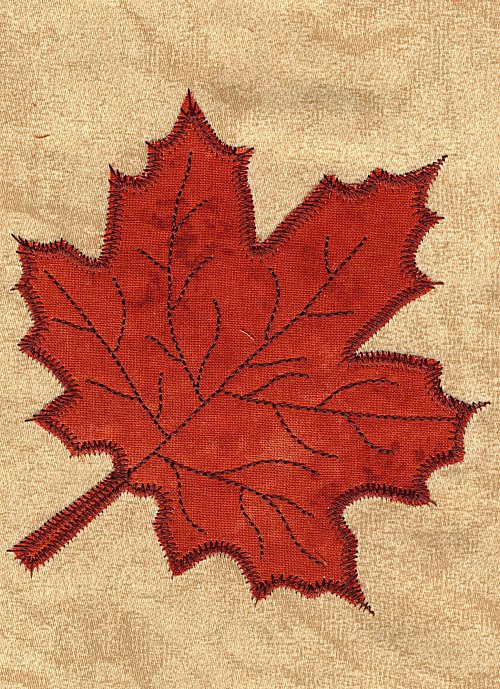 5x7 Mixed Media Leaves-17