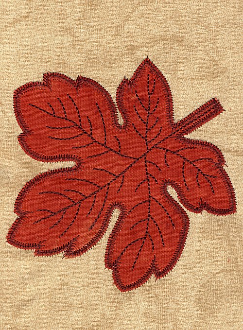 5x7 Mixed Media Leaves-18
