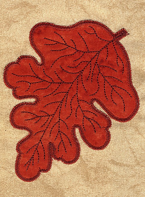 5x7 Mixed Media Leaves-19