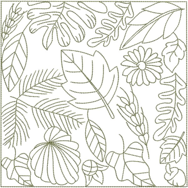 Leaf Outline Blocks-11