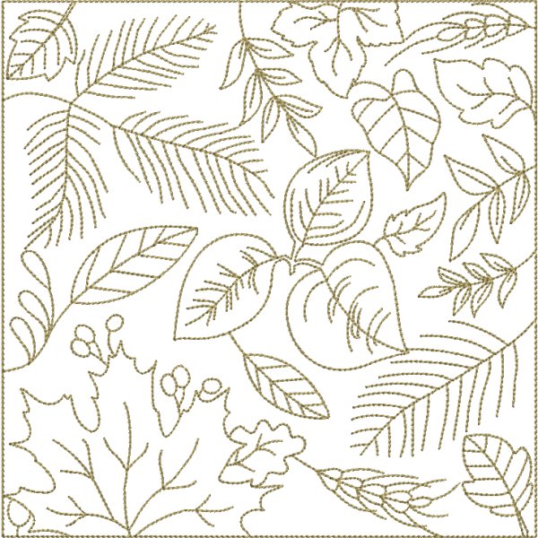 Leaf Outline Blocks-12