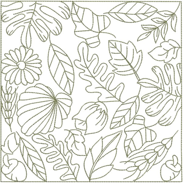 Leaf Outline Blocks-16