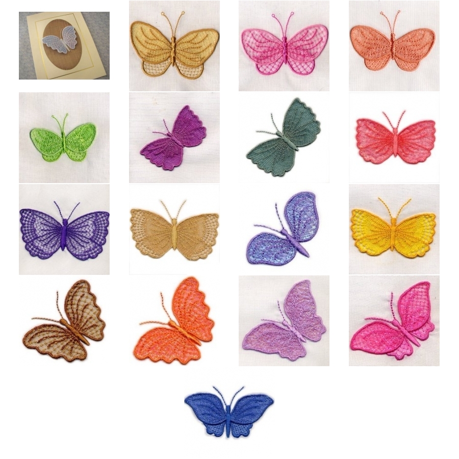 3-D Butterflies 