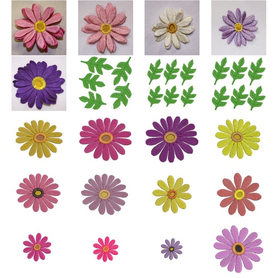 3-D Gerberas & Daisies    