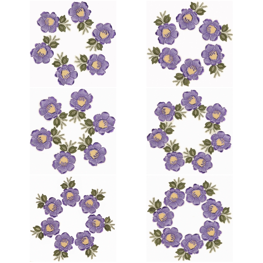 8x8 Floral Quilt 5