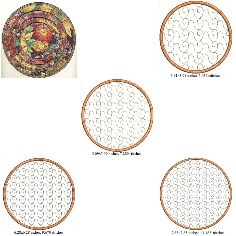 Blank Circle Coasters, Mug Rugs and Hotpads 