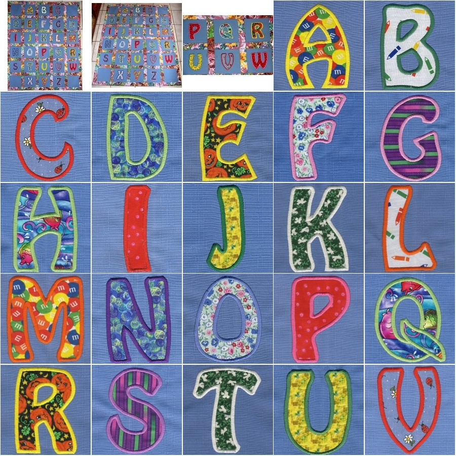 Applique Alphabet