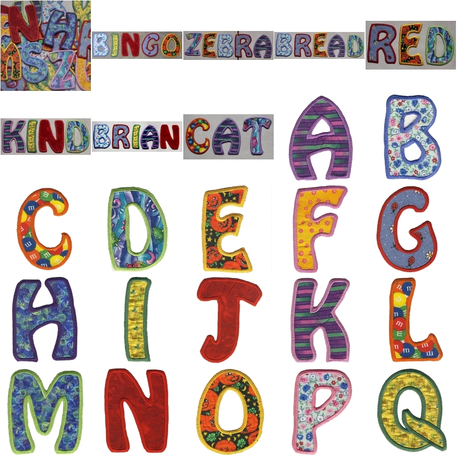 ITH Applique Alphabet