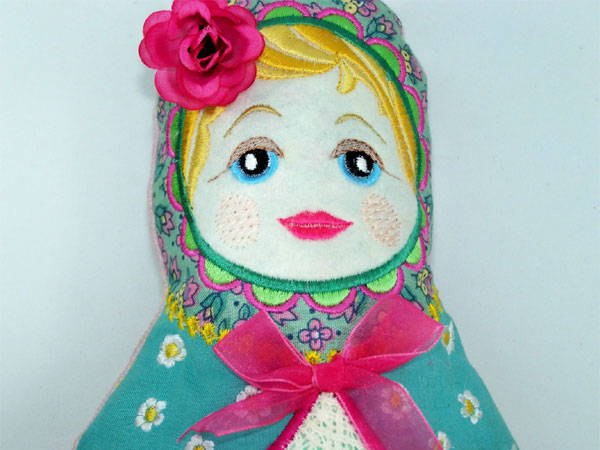 Matroyskha Doll Pillow -5
