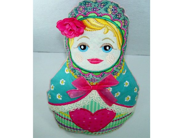 Matroyskha Doll Pillow -6