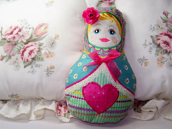 Matroyskha Doll Pillow -7