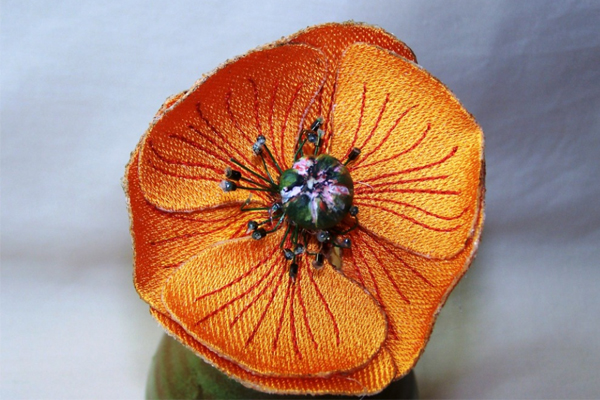 3D Orange Poppy -6