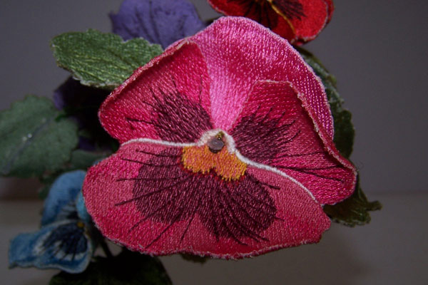 3D Pink Pansy -4
