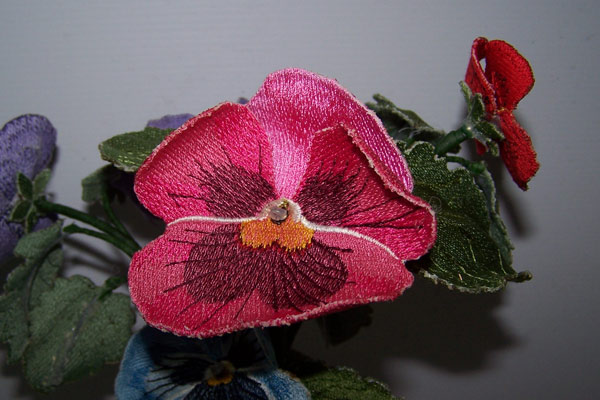 3D Pink Pansy -6
