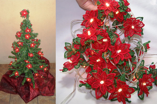 Poinsettia String Lights -6