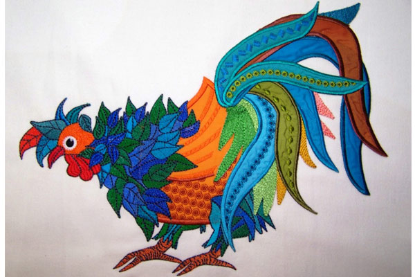 Whimsical Rooster -3