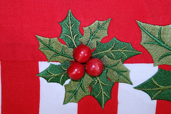 Holly Berries Pillow -5