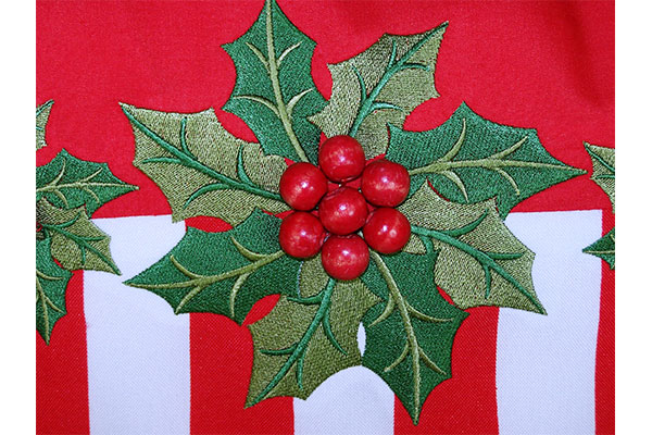 Holly Berries Pillow -6