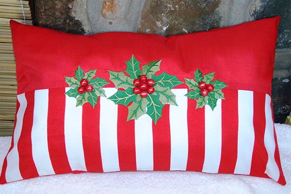 Holly Berries Pillow -7