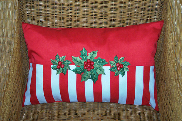 Holly Berries Pillow -8