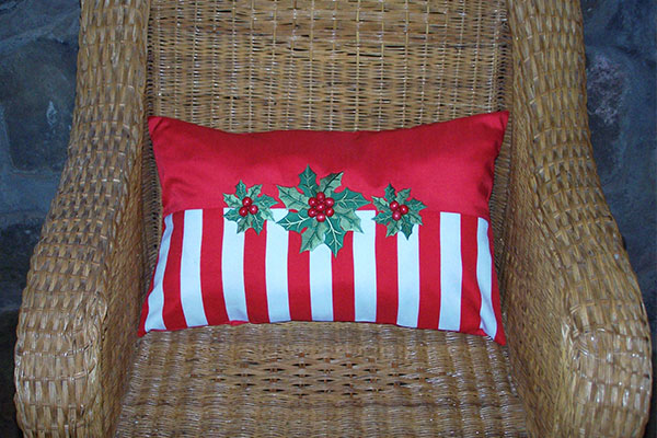 Holly Berries Pillow -9