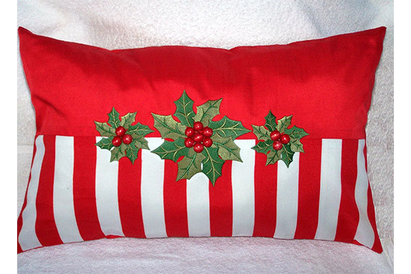 Holly Berries Pillow -10