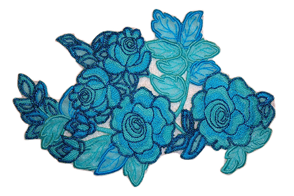 Blue Roses Jean Tattoo -5